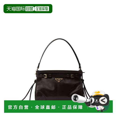 香港直邮PRADA 女士手拿包 1BC297OOM2CYRF01D6 AW2026 棕色