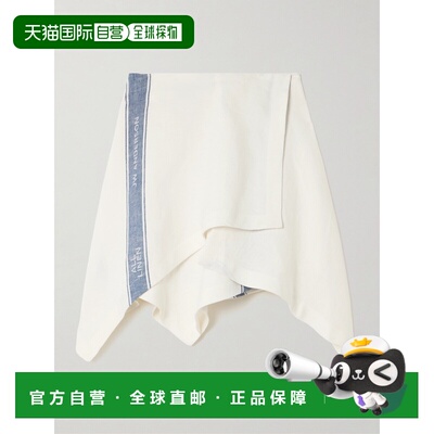 1h可退 香港直邮J.W. Anderson 女士 linen-jacquard 不对称迷你