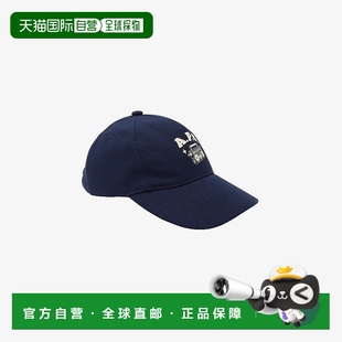 自营欧洲直邮APC 男女通用深海军蓝棉帽子遮阳帽