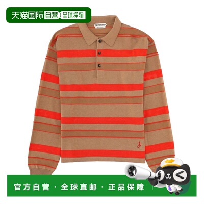 1h可退香港直邮J.W. Anderson 女士 带LogoPolo衫 KW1450YN0457条