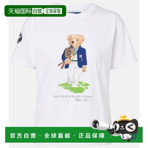 香港直邮Polo Ralph Lauren Polo 拉夫 劳伦 女士 Polo Bear 棉质