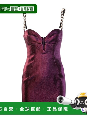 香港直邮AREA 晶饰镶嵌连衣裙 2301D12182包臀裙