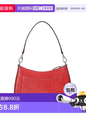 1h可退 香港直邮Lauren Ralph Lauren 女士 Danni 阴影皮革中号肩