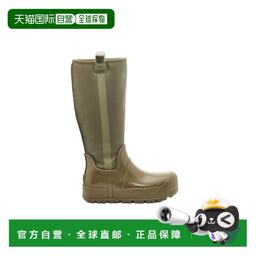 自营欧洲直邮UGG 22款Raincloud系列 女士深绿色羊毛混纺高筒防水