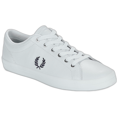 欧洲直邮Fred Perry 男士 BASELINE LEATHER 低帮板鞋 白色男鞋
