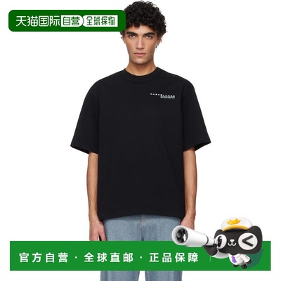 1h可退 香港直邮Casablanca 男士 黑色 Glitch Orchid Oversized