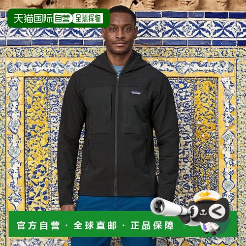 自营欧洲直邮PATAGONIA 男士R2® TechFace连帽衫防风