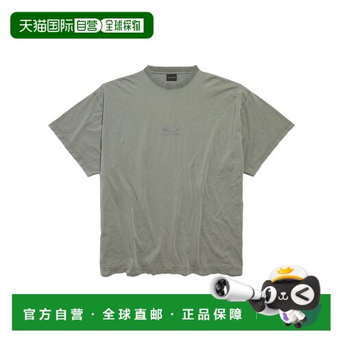 香港直邮Balenciaga Loop Sports Icon廓形短袖T恤 850345TTVH9