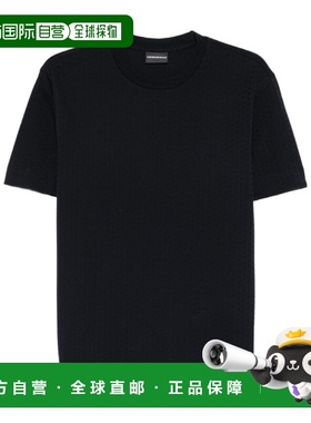 香港直邮Emporio Armani 纹理短袖T恤 EM001289AF10762阿玛尼