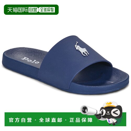 欧洲直邮Polo Ralph Lauren 拉夫劳伦 童鞋 运动拖鞋 春夏 蓝色 L