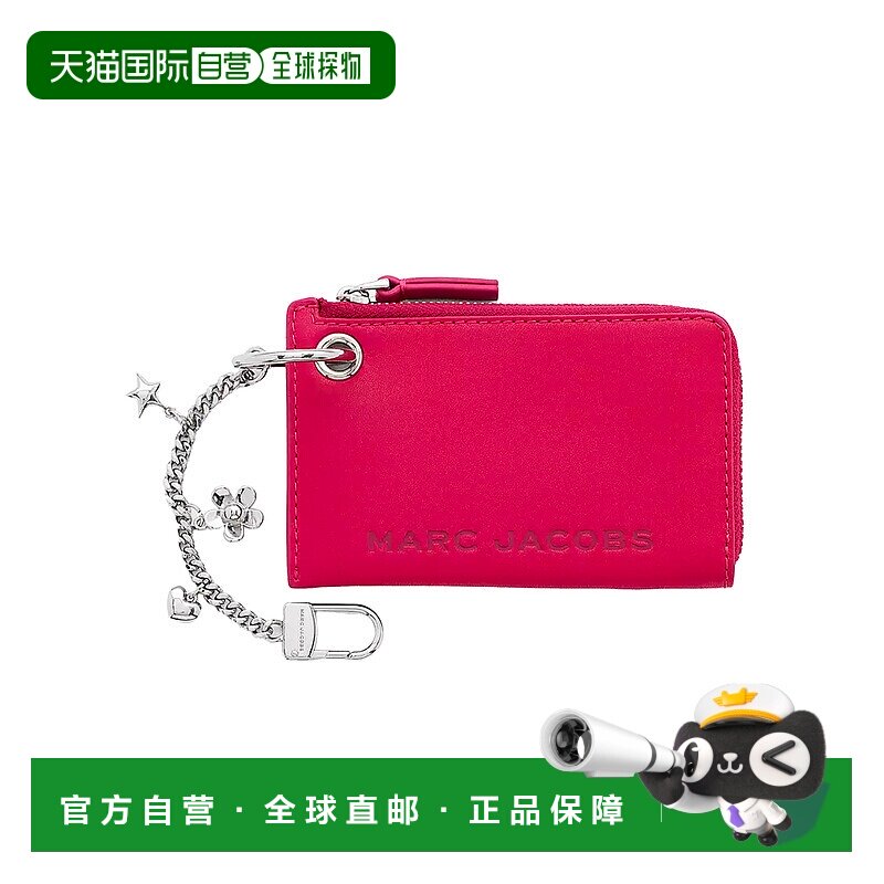 香港直邮Marc Jacobs 马克 雅可布 女士 THE 顶部拉链吊饰钱包 2F