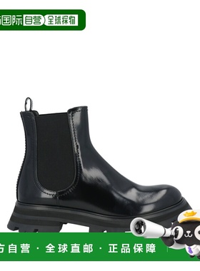 香港直邮mcqueen 亚历山大 麦昆 女士 脚踝靴 black黑色 舒适时尚