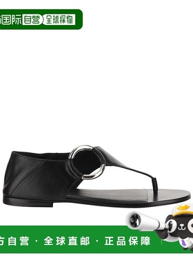 香港直邮Saint Laurent XSL夹趾平底凉鞋单鞋 776411AAC6O