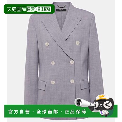 香港直邮Versace 范思哲 女士 混杂羊毛混纺西装外套 001180