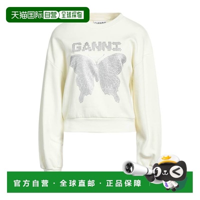 1h可退 香港直邮GANNI 甘尼 女士 运动衫 beige米色 舒适时尚