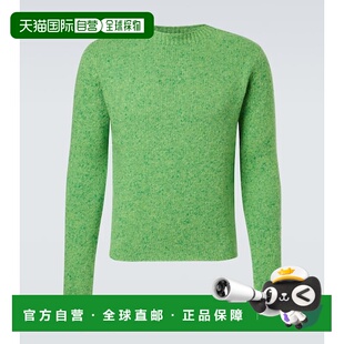 1h可退 香港直邮AURALEE 男士 羊绒毛衣 green绿色 舒适时尚