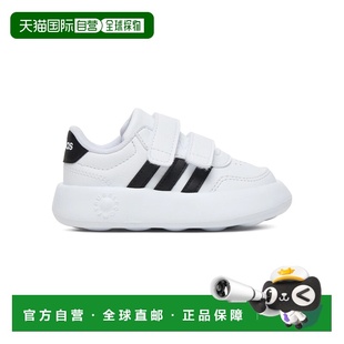 1h可退 香港直邮Adidas 女童 运动鞋童鞋童装 JS3680KFTWWHTCBLAC