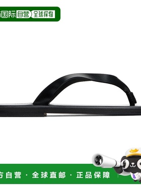 香港直邮AURALEE 男士 黑色 Leather Tong 人字拖 A25SS04QDM男鞋