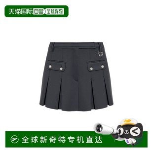 褶裥迷你半身裙 1h可退 女士 香港直邮GANNI W05176957 甘尼