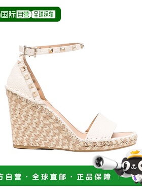 香港直邮Valentino 露趾坡跟鞋华伦天奴凉鞋 WS0090FEQ高跟罗马鞋