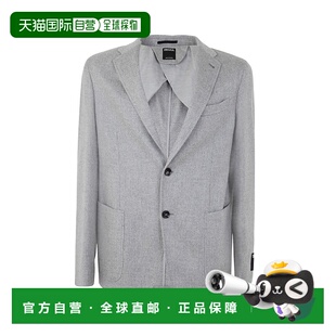 1h可退 香港直邮zegna 杰尼亚 男士 羊绒衬衫式夹克 UAC46SDF042G