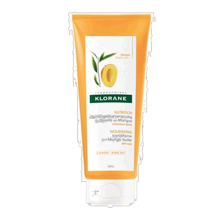 欧洲直邮Klorane康如芒果柔顺护发素200ml修损发质滋养柔顺发丝