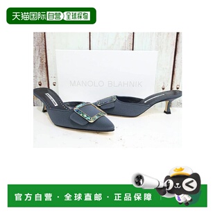 MAYSALEMOPB50CRE单鞋 徽标穆勒高跟鞋 Blahnik 香港直邮Manolo