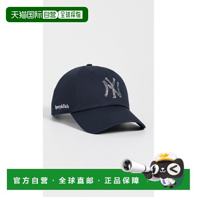 香港直邮SPORTY & RICH 女士 Yankees Krystal 帽子