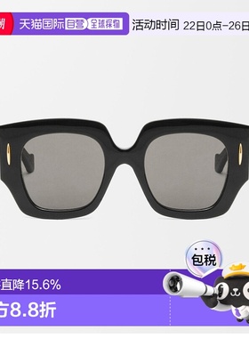 自营1h可退 欧洲直邮LOEWE/罗意威女士黑色醋酸纤维休闲时尚太阳