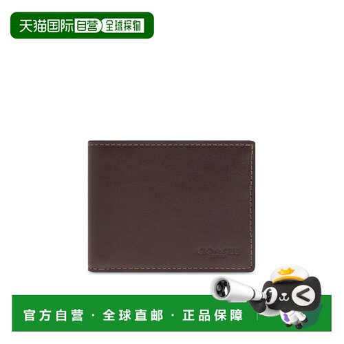 香港直邮COACH 男士钱包 CZ2610MPL CO 棕色 Leather wallet