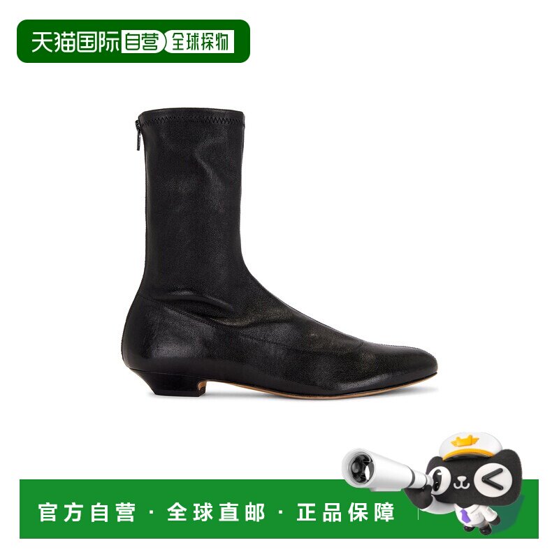 1h可退 美国直邮KHAITE 女士 Apollo 平底靴子 F1082836 black黑