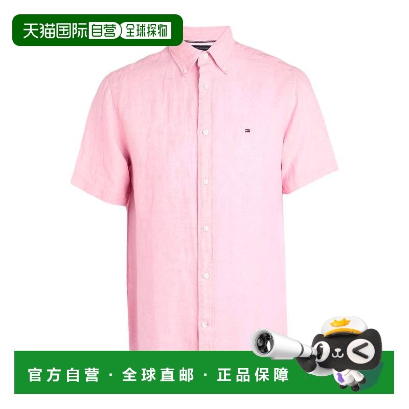 香港直邮Tommy Hilfiger 汤米 希尔费格 男士 纯色衬衫,男装,衬衫,淘宝优惠券,粉丝福利购,淘宝优惠卷
