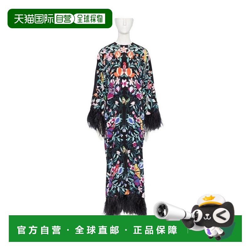 香港直邮Valentino 花卉图案连衣裙 XB3VAXP36VB