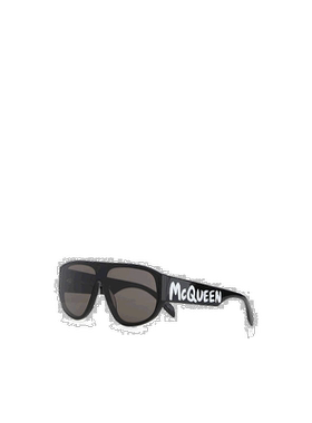 【99新未使用】香港直邮Alexander McQueen logo印花大框太阳眼镜