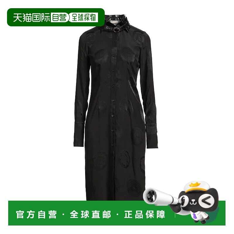 1h可退 香港直邮Coperni 女士 中长连衣裙 black黑色 舒适时尚