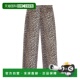 直筒裤 J1527 休闲舒适口袋 豹纹牛仔裤 香港直邮Ganni