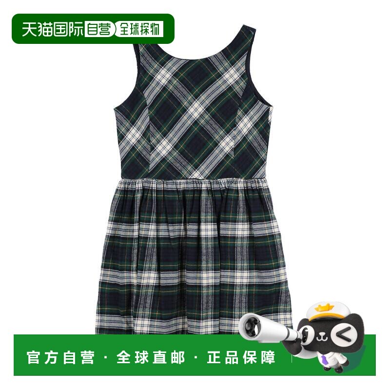 香港直邮PoloRalphLaurenPolo拉夫 劳伦女童连衣裙【付后1h可退】