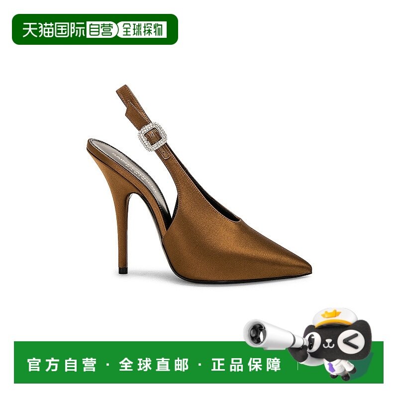 1h可退 香港直邮Saint Laurent 圣罗兰 女士 露跟浅口高跟鞋 7420,女鞋,浅口单鞋,淘宝优惠券,粉丝福利购,淘宝优惠卷