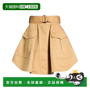 香港直邮ZIMMERMANN 女士 迷你半身裙 brown棕色 舒适时尚