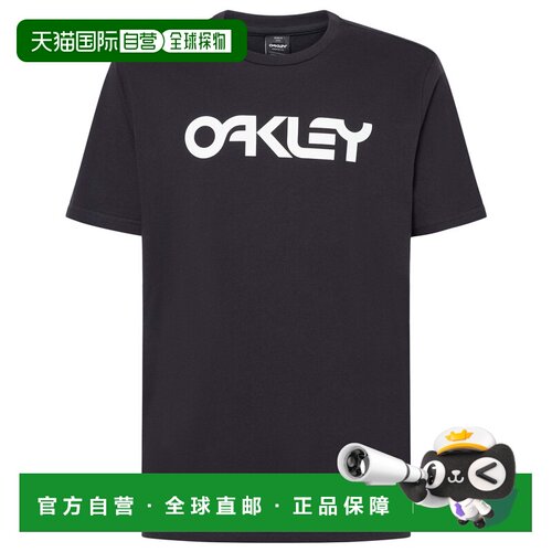 1h可退 欧洲直邮OAKLEY 男士T恤 2166217BLACKWHITE CO 黑色