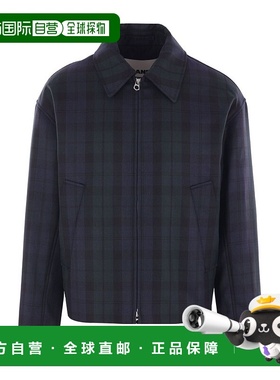 香港直邮Jil Sander 格纹夹棉夹克 J22SW0069J-40273