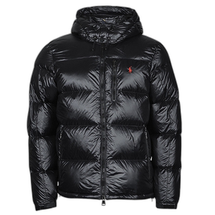 欧洲直邮Polo Ralph Lauren 拉夫劳伦 男士 HULINU 羽绒服 黑色