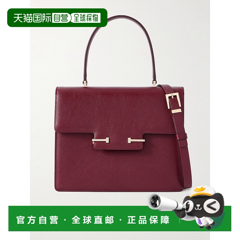 1h可退 香港直邮Tom Ford 汤姆 福特 女士 织纹皮革肩包 L1913LGO