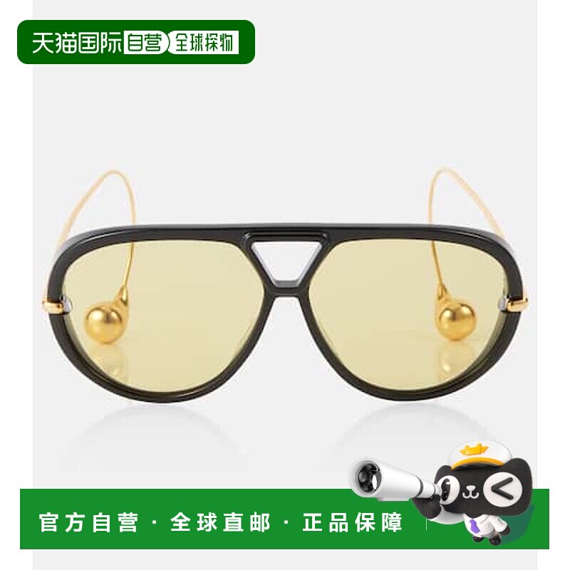 香港直邮Bottega Veneta 葆蝶家 女士 水滴飞行员太阳眼镜