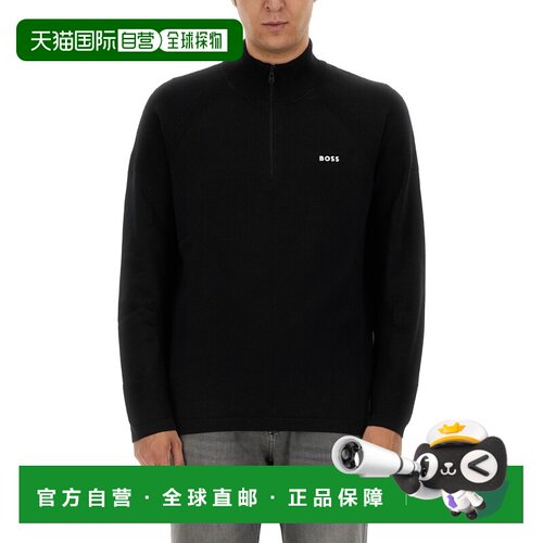 香港直邮BOSS 男士卫衣 5049852510252224001 AW2024 黑色 SWEATS