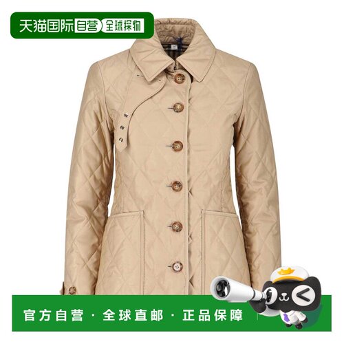 香港直邮BURBERRY 女士夹克 8100659 SS2026 浅棕色 Jacket