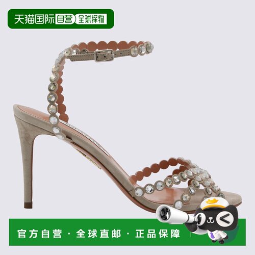 香港直邮AQUAZZURA 女士高跟鞋 TQLMIDS0SUESTN AW2支付后1h可退