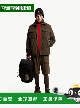 自营欧洲直邮Moncler/盟可睐 Ambrosia 绗缝灯芯绒衬衫夹克外套