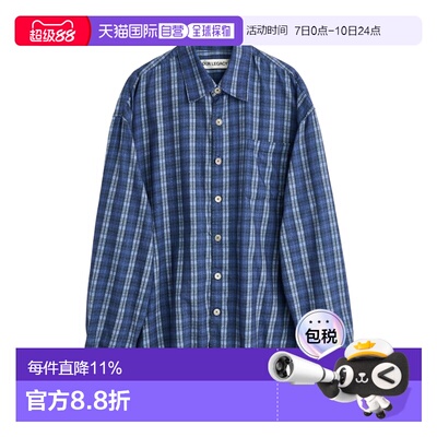 1h可退 香港直邮Our Legacy 格纹衬衫 M2262BCP长袖