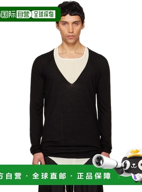 香港直邮rick owens 瑞克 欧文斯 男士 黑色 Temple Oversize Ext